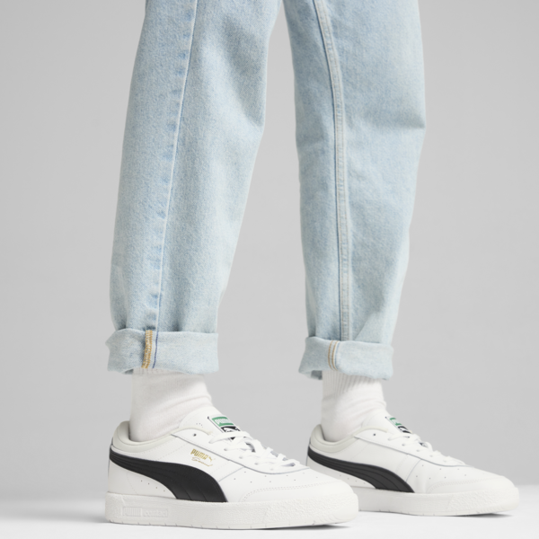 PUMA Seoul Leather Sneakers Unisex, PUMA White-PUMA Black, large-ZAF