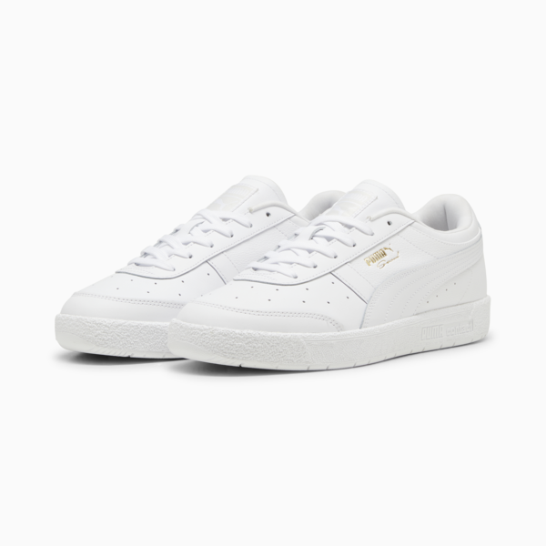PUMA Seoul Leather Sneakers Unisex, PUMA White-PUMA White, large-ZAF
