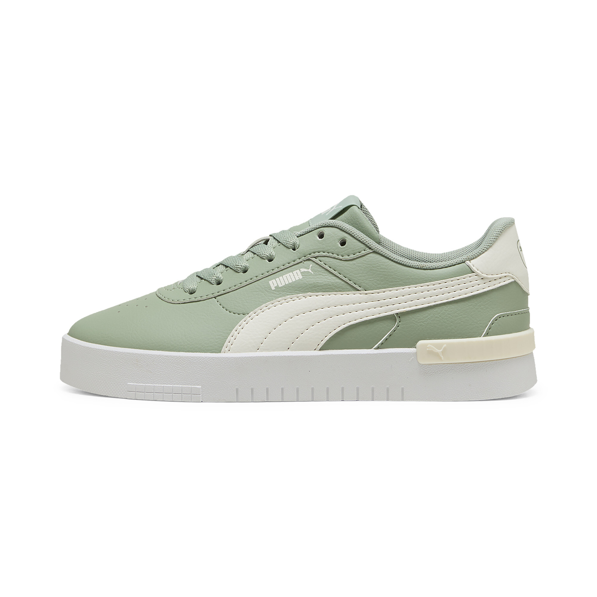 Puma Jola Sneakers Damen Schuhe | Green Fog/Warm White/Warm White | Größe: 41