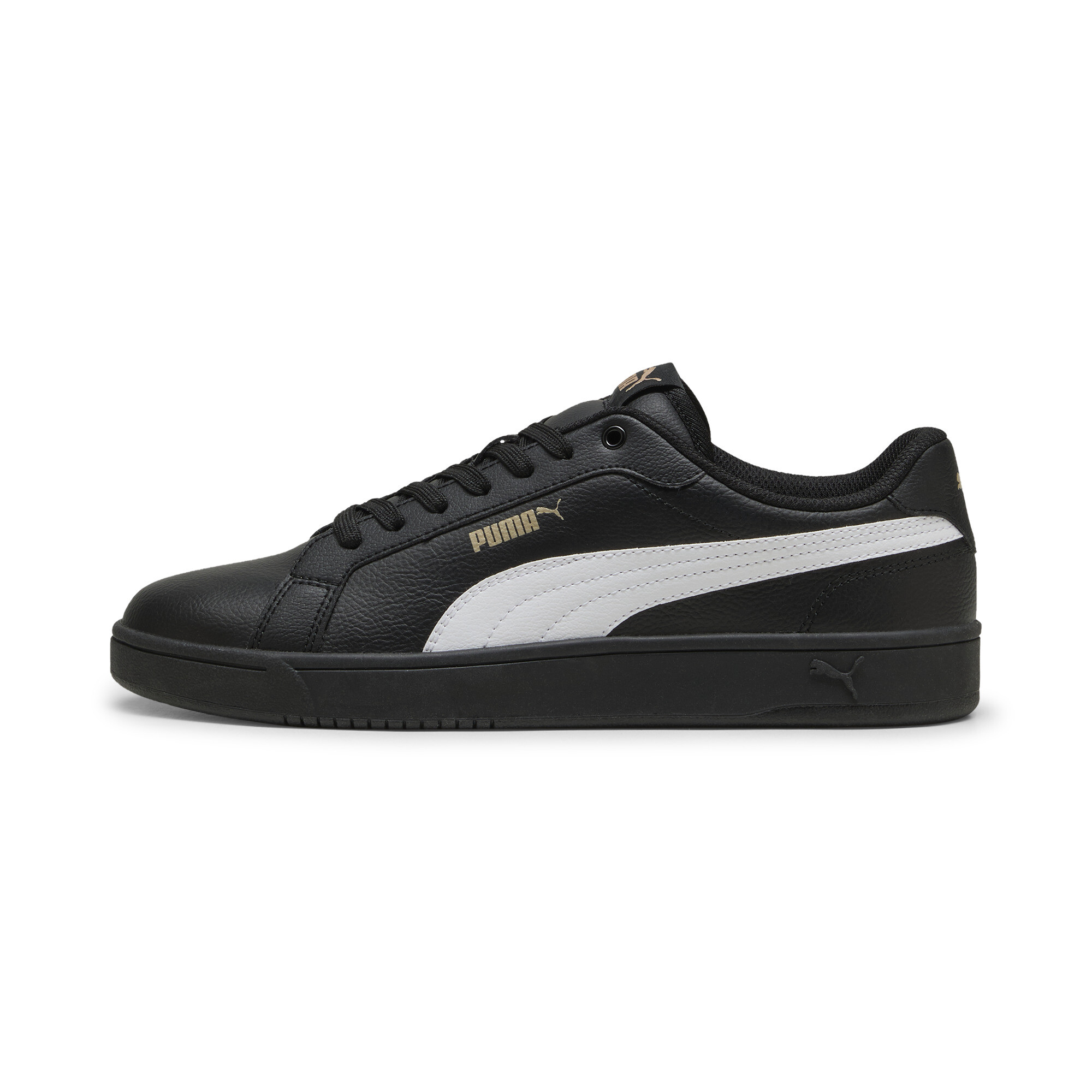 Puma Grounded SL Sneakers Schuhe | Black/White/Gold | Größe: 43