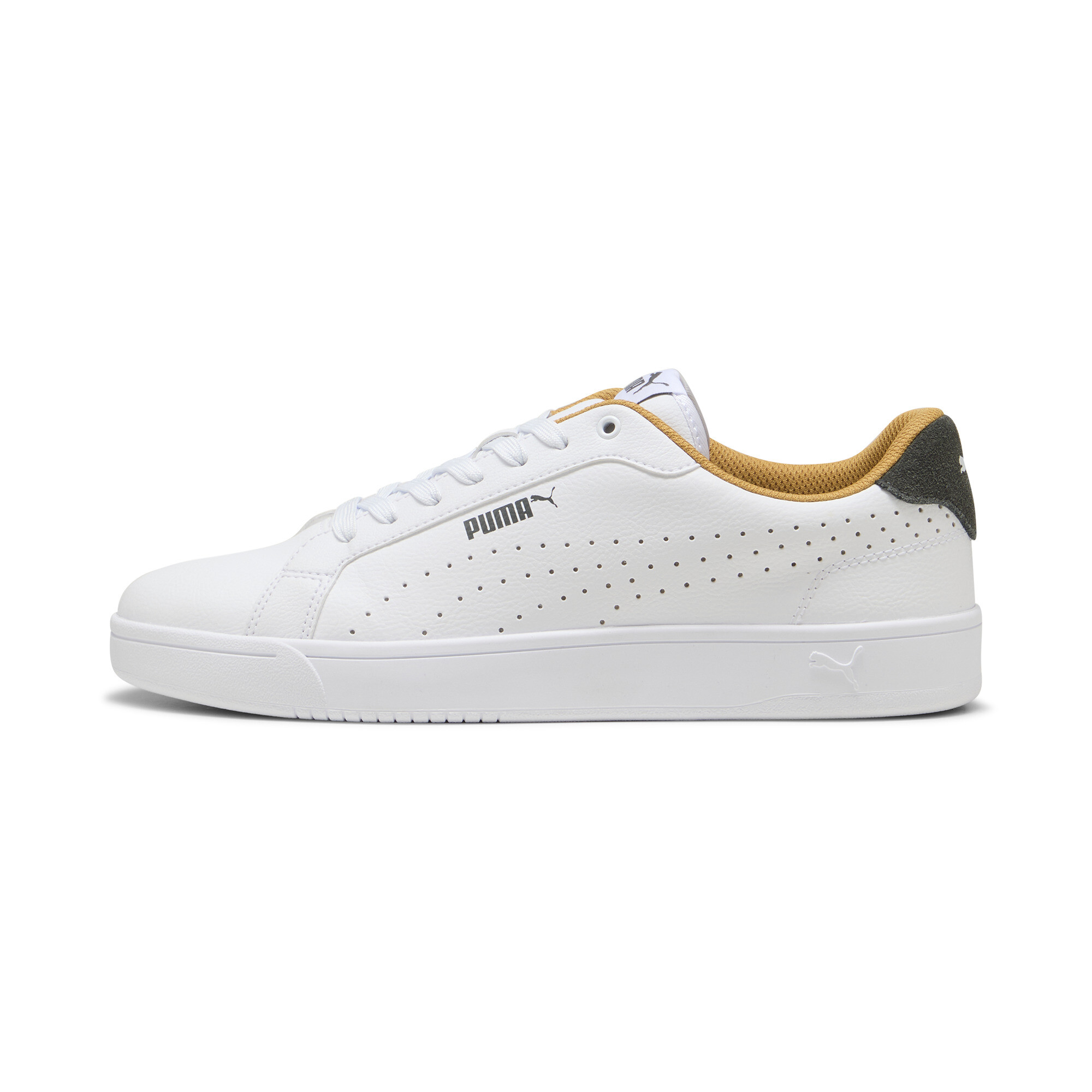 Puma Grounded Perf Sneakers Schuhe | White/Shadow Gray | Größe: 37