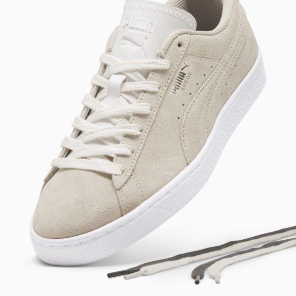 Suede Premium Sneakers, Alpine Snow-PUMA White, large-ZAF