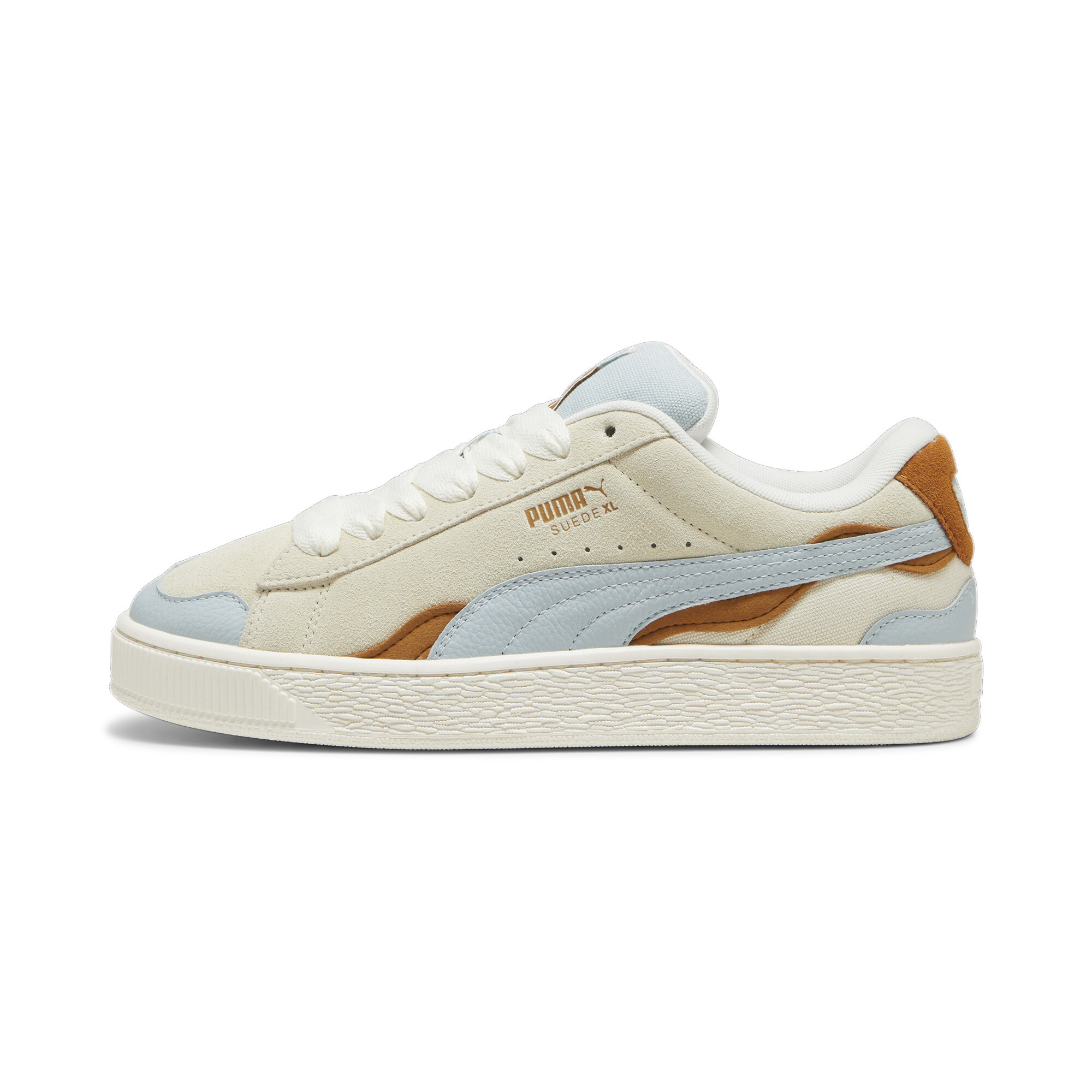 Puma Suede XL Playful Sneakers Schuhe | Mit Colorful | Alpine Snow/Frosted Dew | Größe: 35.5