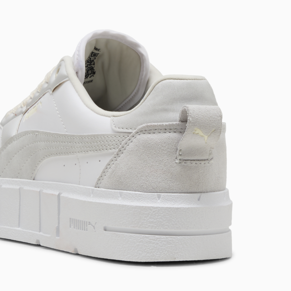 Zapatillas Cali Court Winter Volume para mujer, PUMA White-Feather Gray, large-ARG