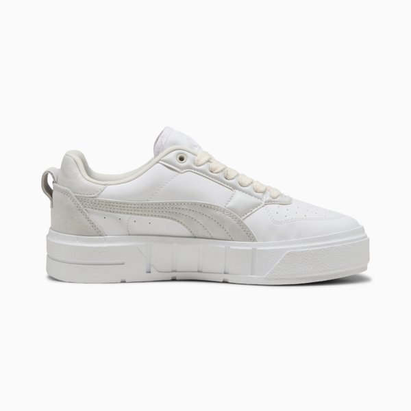 Zapatillas Cali Court Winter Volume para mujer, PUMA White-Feather Gray, large-ARG