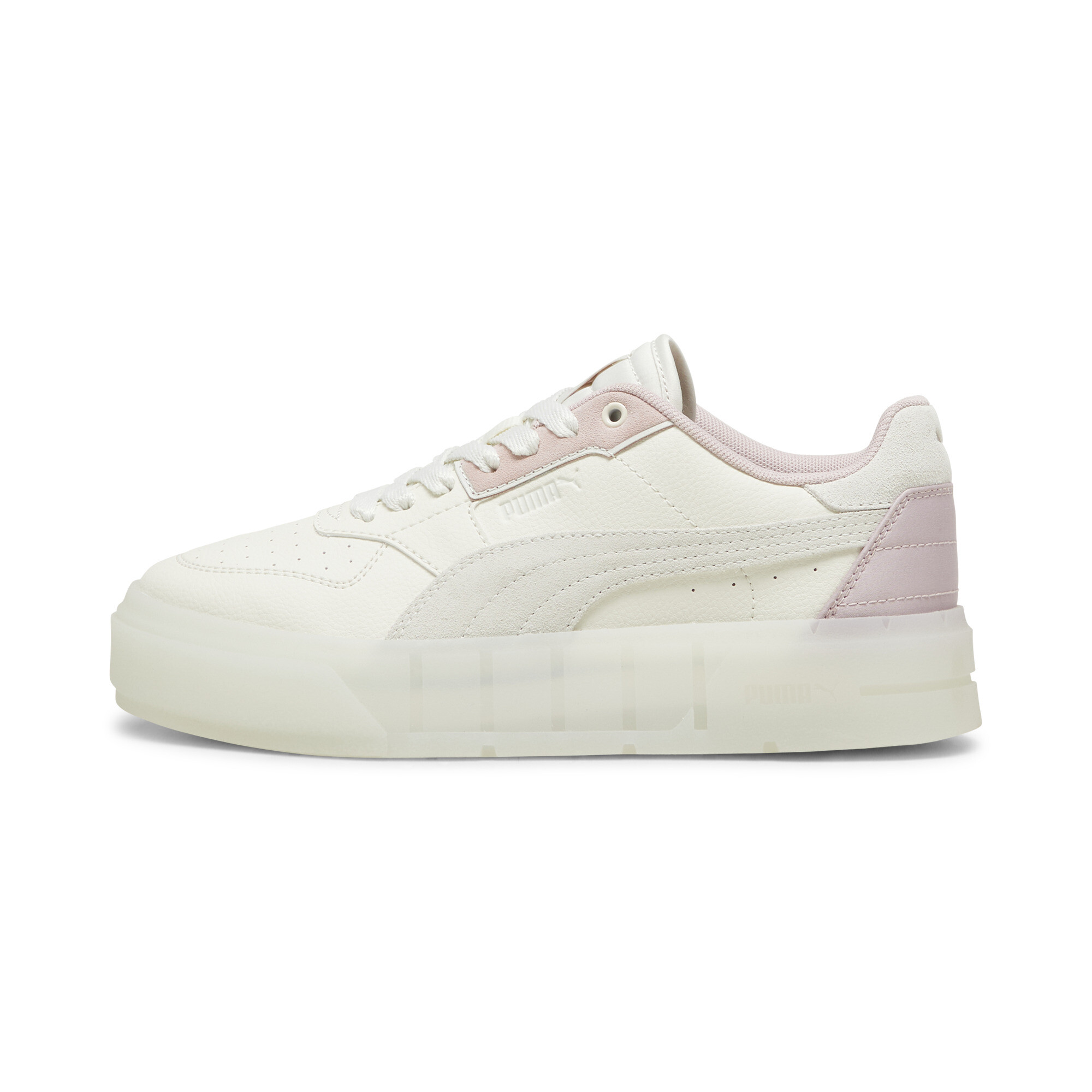 Puma Cali Court Alaska Sneakers Damen Schuhe | Mit Plain | Warm White/Vapor Gray | Größe: 40.5