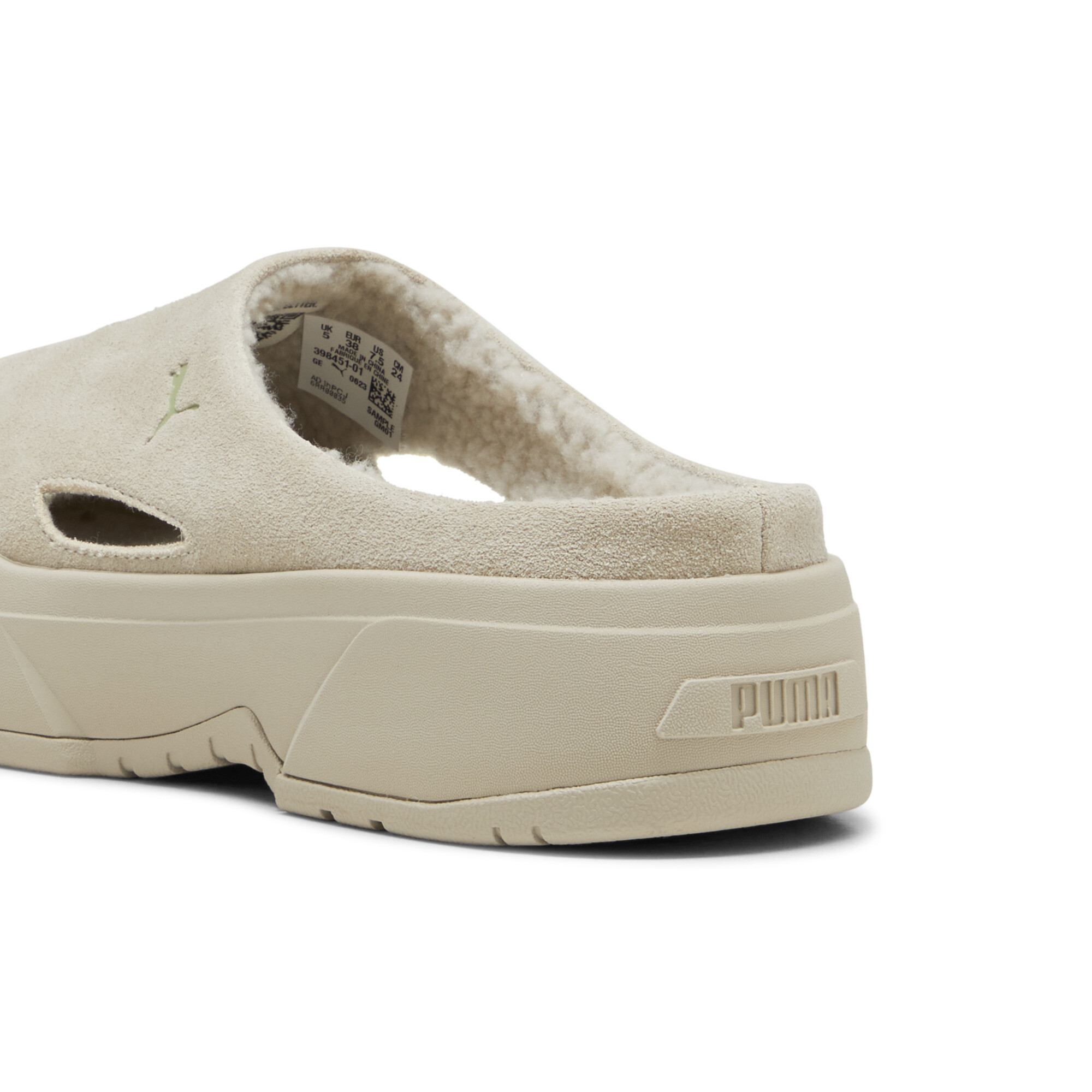 Women's PUMA CA Mule Frost Explorer Sneakers Women In Beige, Size EU 35.5