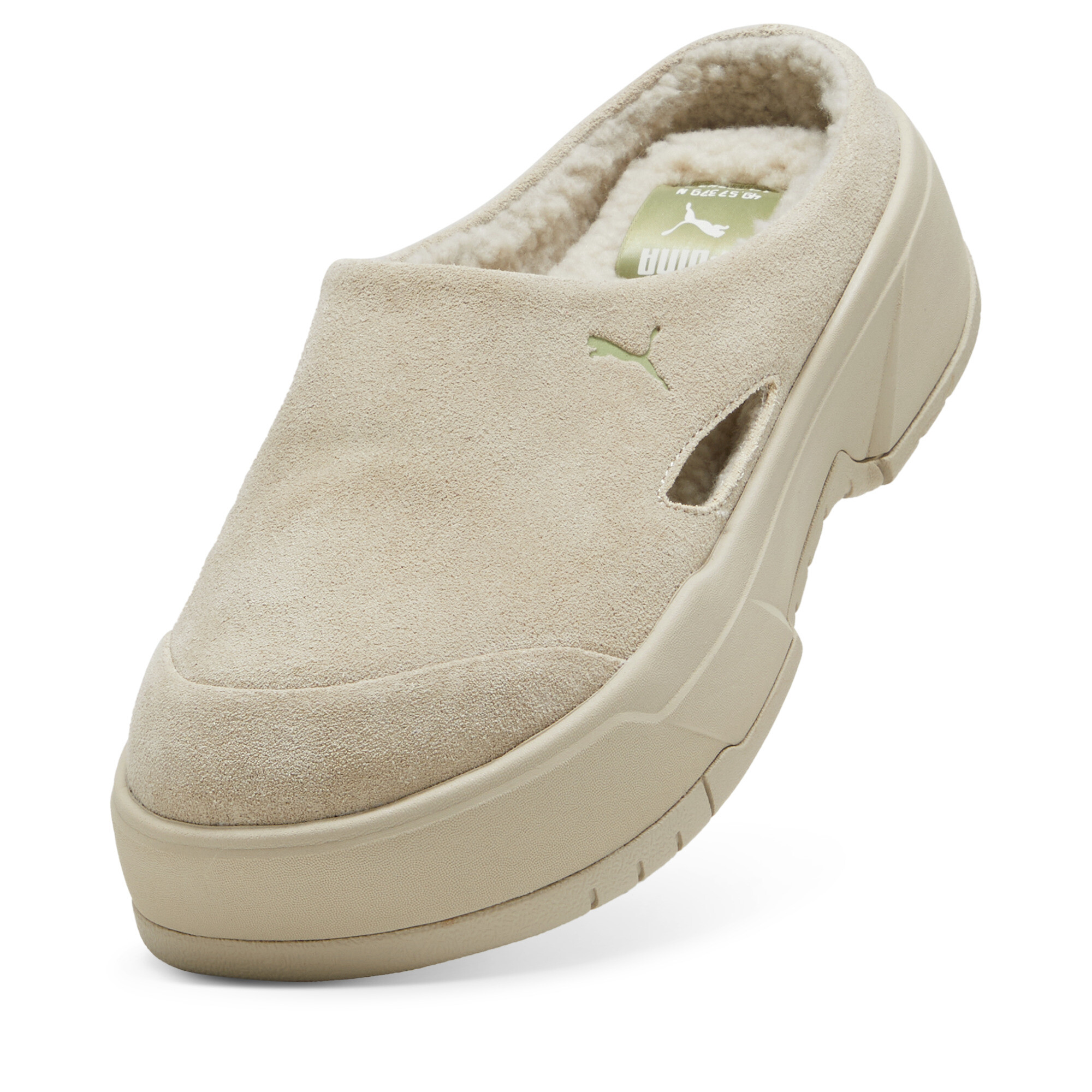 Women's PUMA CA Mule Frost Explorer Sneakers Women In Beige, Size EU 35.5