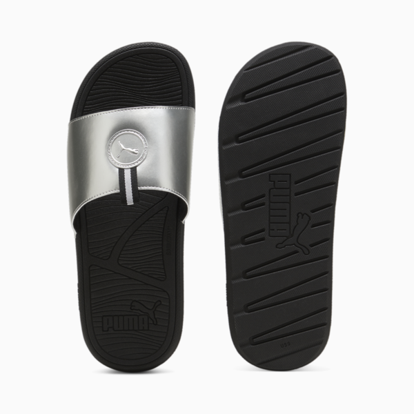 Sandalias Cool Cat 2.0 Metallic Dream, PUMA Black-PUMA Silver, large-MEX