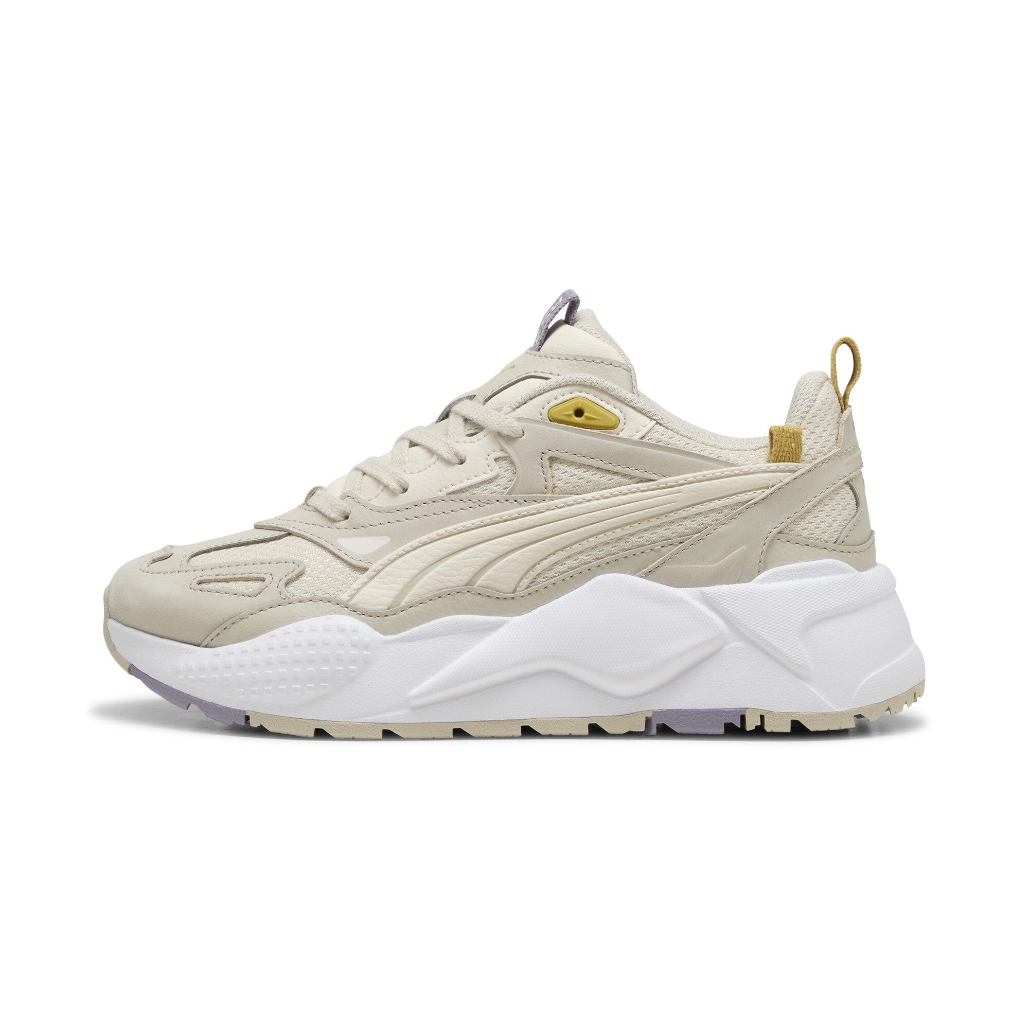 Puma RS-X Efekt Premium Sneakers Damen Schuhe | Mit Color Blocking | Desert Dust/White | Größe: 37