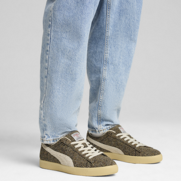 Clyde Harris Tweed Sneakers Unisex, Chamomile-Sugared Almond, large-MEX