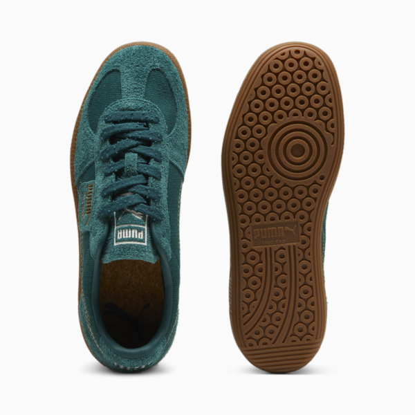Palermo Texture Sneakers Unisex, Dark Myrtle-PUMA Gold, large-ZAF
