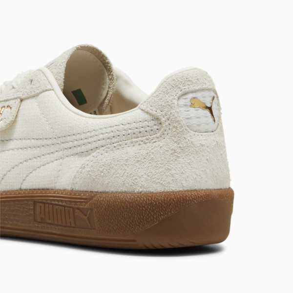 Palermo Texture Sneakers Unisex, Frosted Ivory-PUMA Gold, large-ZAF