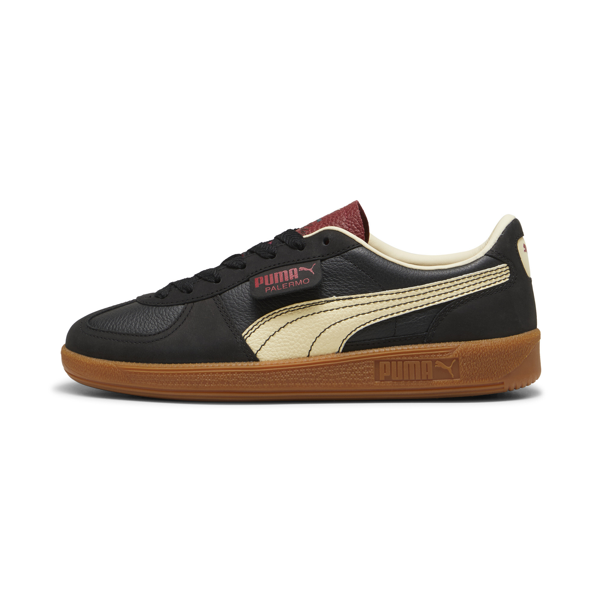 Puma Palermo Players Lane Sneakers Unisex Schuhe | Mit Colorful | Black/Intense Red | Größe: 45