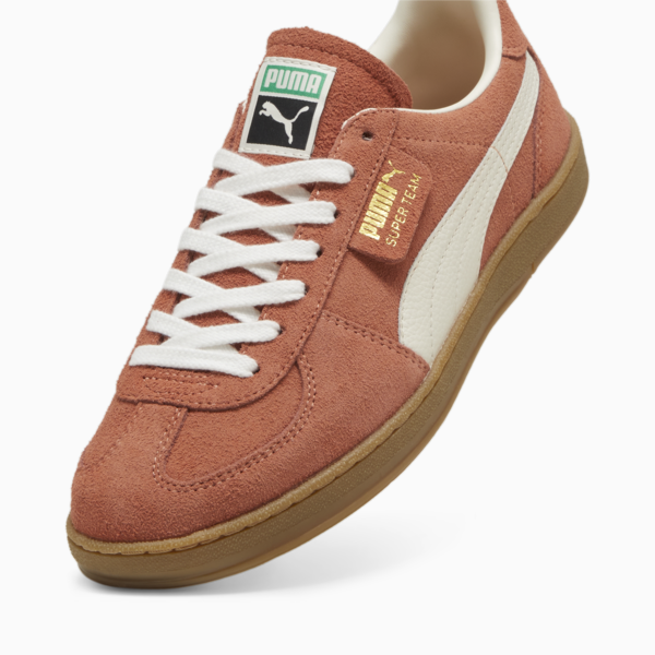 Tenis de gamuza Super Team, Deeva Peach-PUMA White, large-MEX