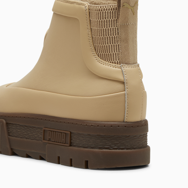 Mayze Wellis Leather Mid Boots Women, Sand Dune, large-ZAF