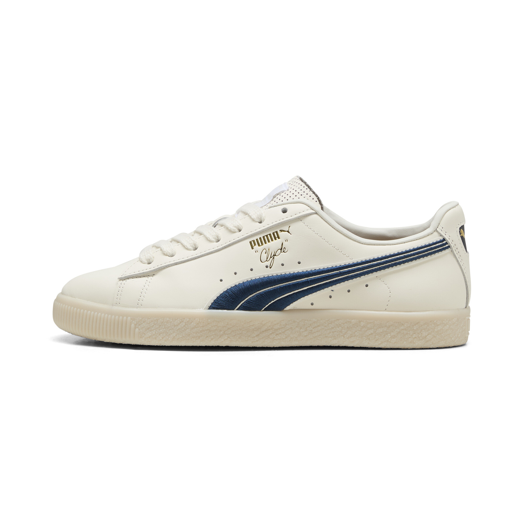 Puma Clyde Classics Sneakers Schuhe | Warm White/Sedate Gray/Parisian Night | Größe: 42.5