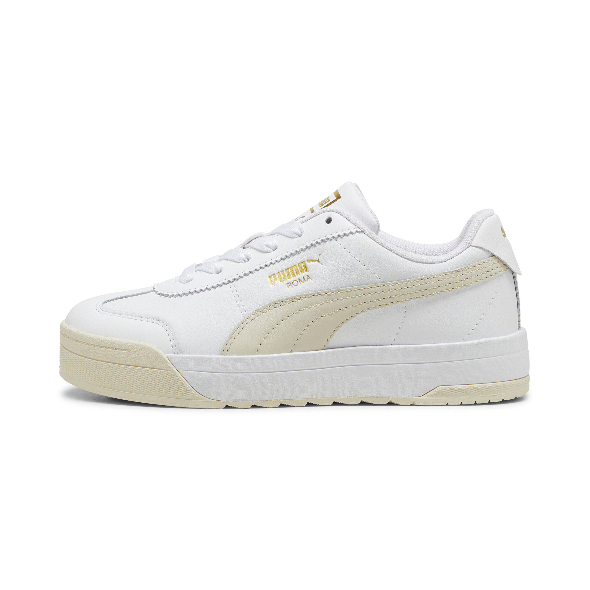 Women's Puma Roma Feminine Sneakers, White, Size 42, Shoes