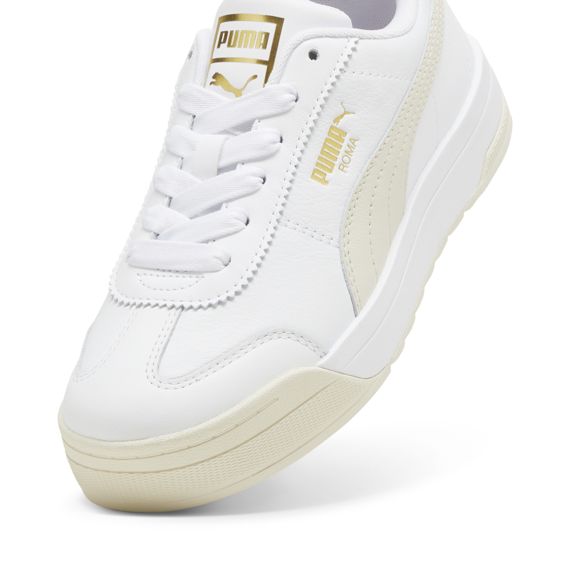 Women's Puma Roma Feminine Sneakers, White, Size 42, Shoes