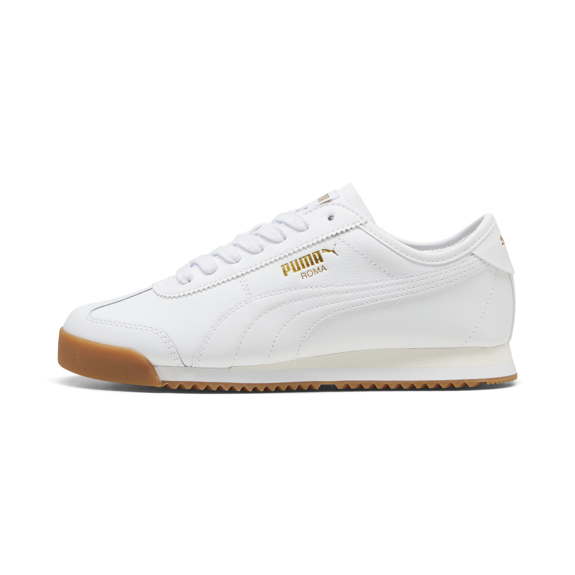 Puma Roma 68 Revival Sneakers Unisex Schuhe | Mit Colorful | White/Warm White/Gum | Größe: 37.5