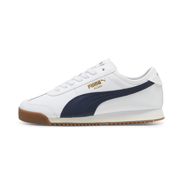 Puma Unisex Roma 68 Revival Sneakers In White-club Navy-gum