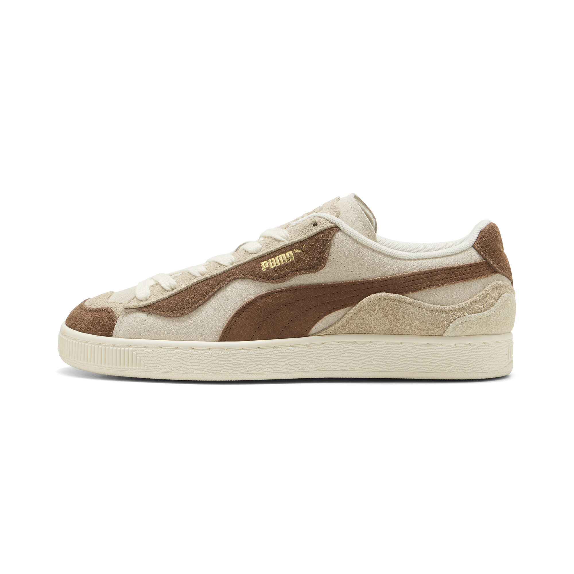 Puma Suede Trippy Sneakers Schuhe | Mit Colorful | Alpine Snow/Haute Coffee/Frosted Ivory | Größe: 48