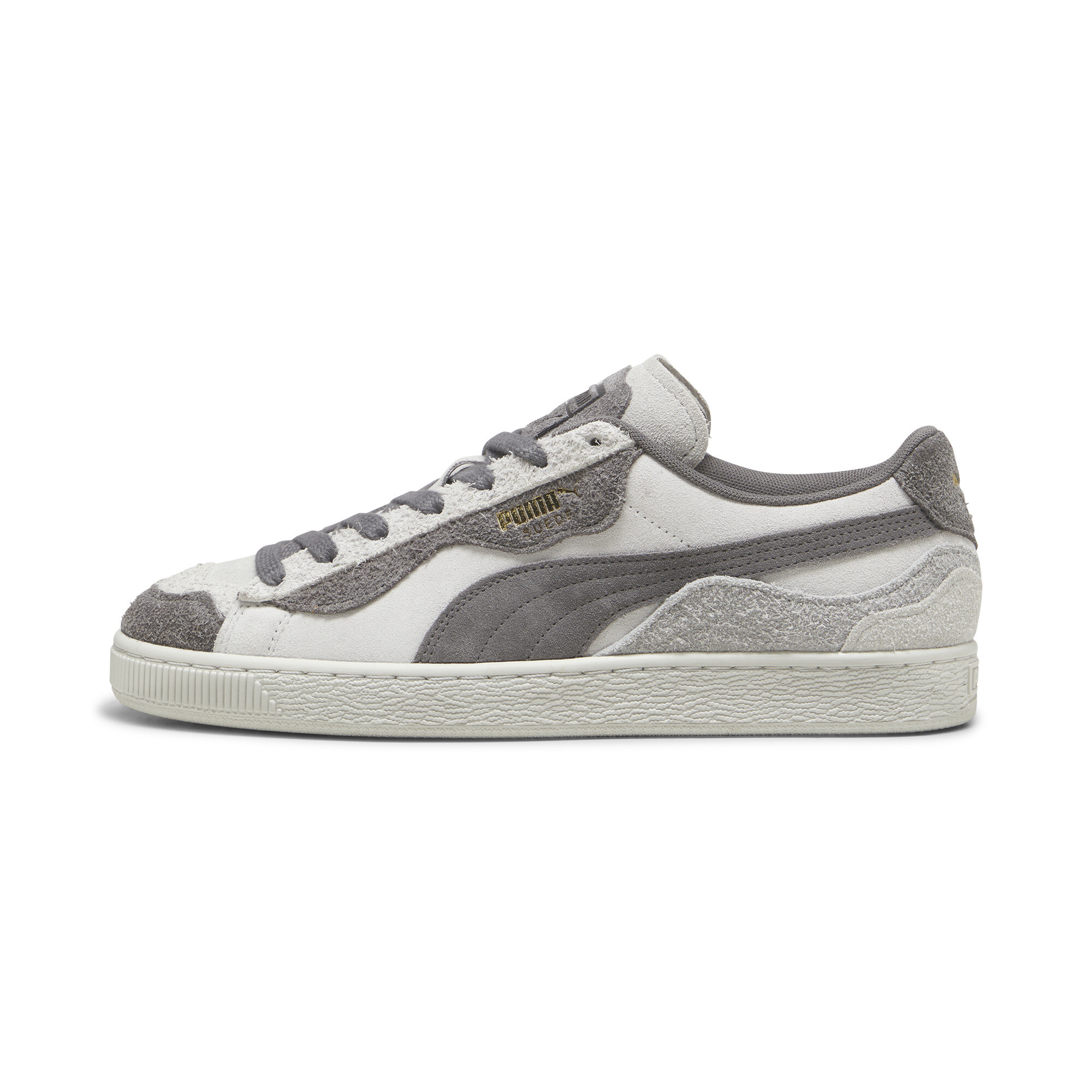 Puma Suede Trippy Sneakers Schuhe | Mit Colorful | Feather Gray/Cool Dark Gray/Feather Gray | Größe: 48