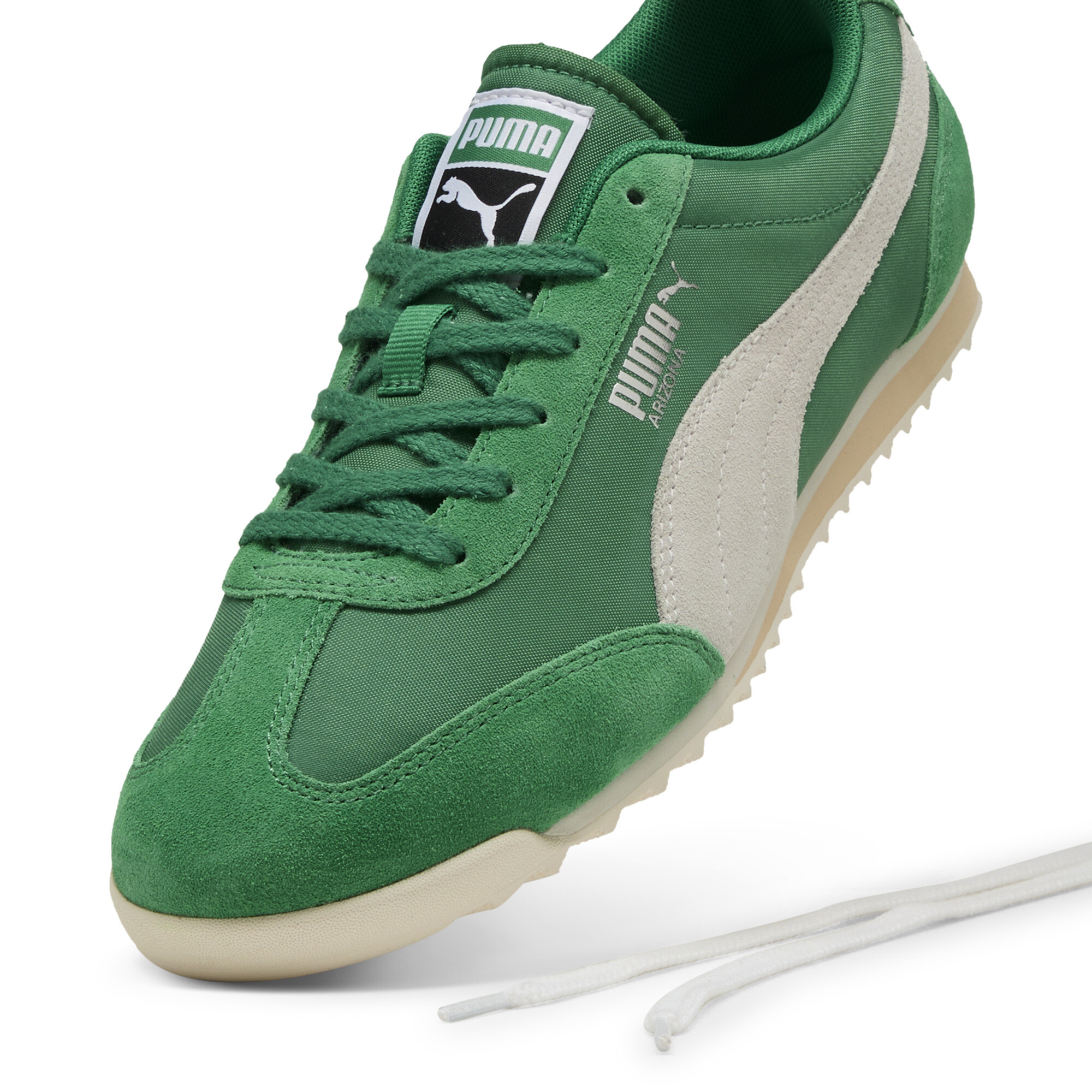 Puma Arizona Nylon Sneakers, Green, Size 44, Shoes