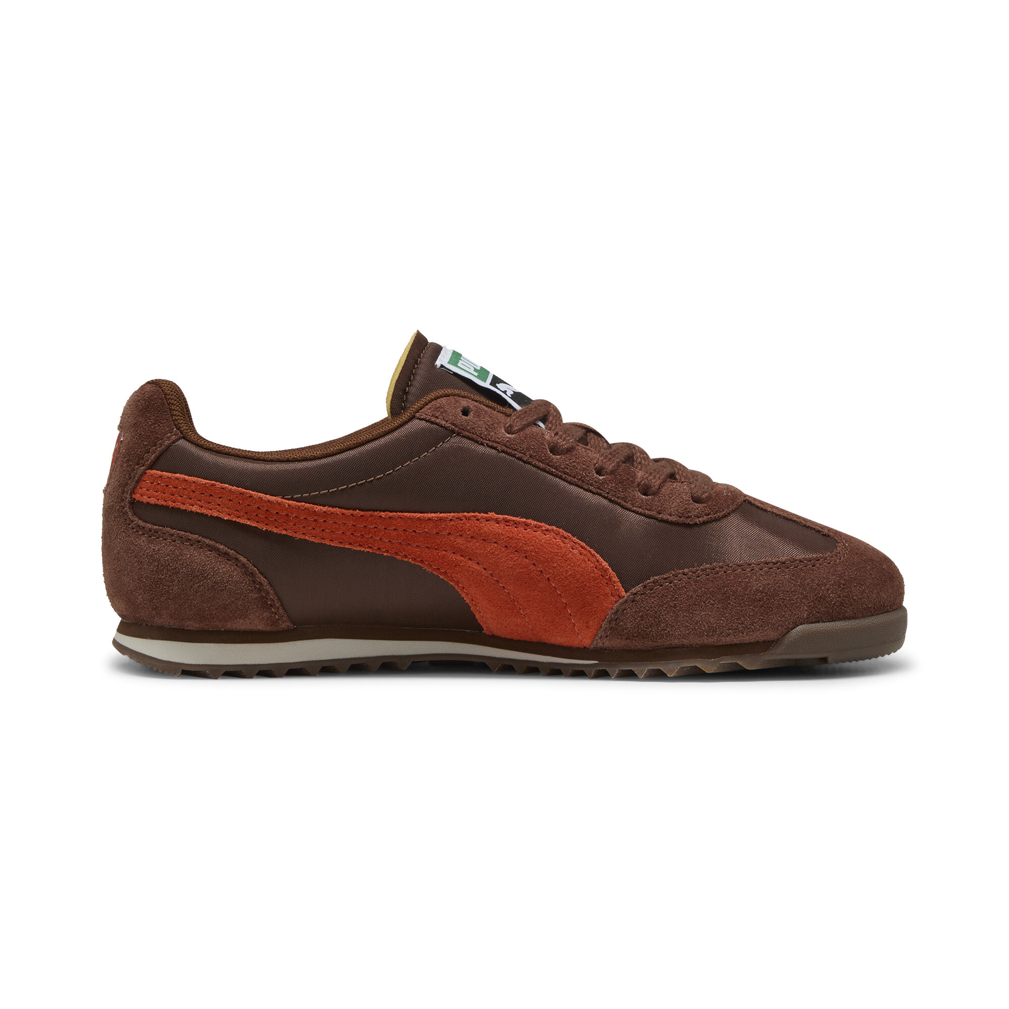 Puma Arizona Nylon Sneakers, Brown, Size 42, Shoes