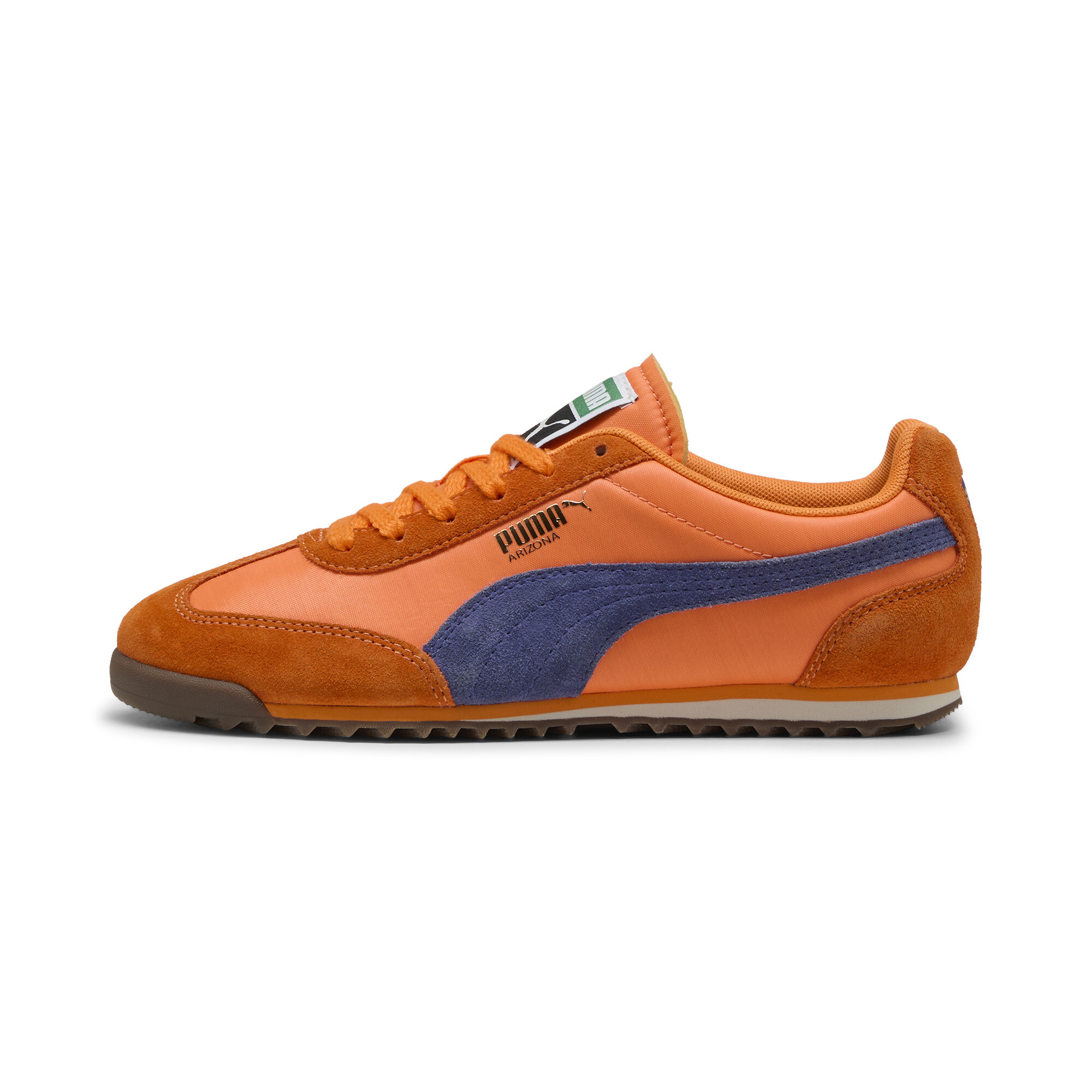 Puma Arizona Nylon Sneakers, Orange, Size 45, Shoes