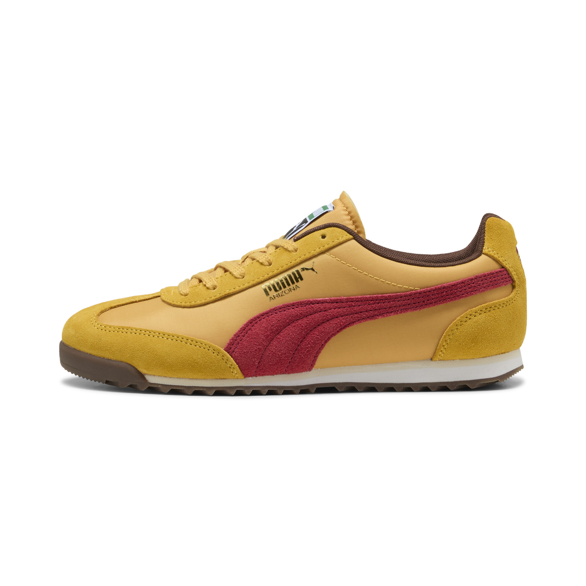 Puma Arizona Nylon Sneakers Schuhe | Mit Plain | Archive Gold/Dark Crimson | Größe: 38.5