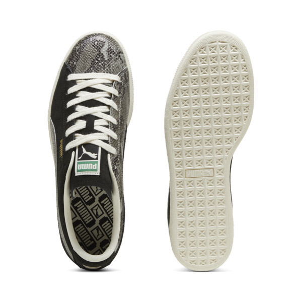 Suede Split Sneakers Unisex, PUMA Black-Smokey Gray-Frosted Ivory, large-ZAF