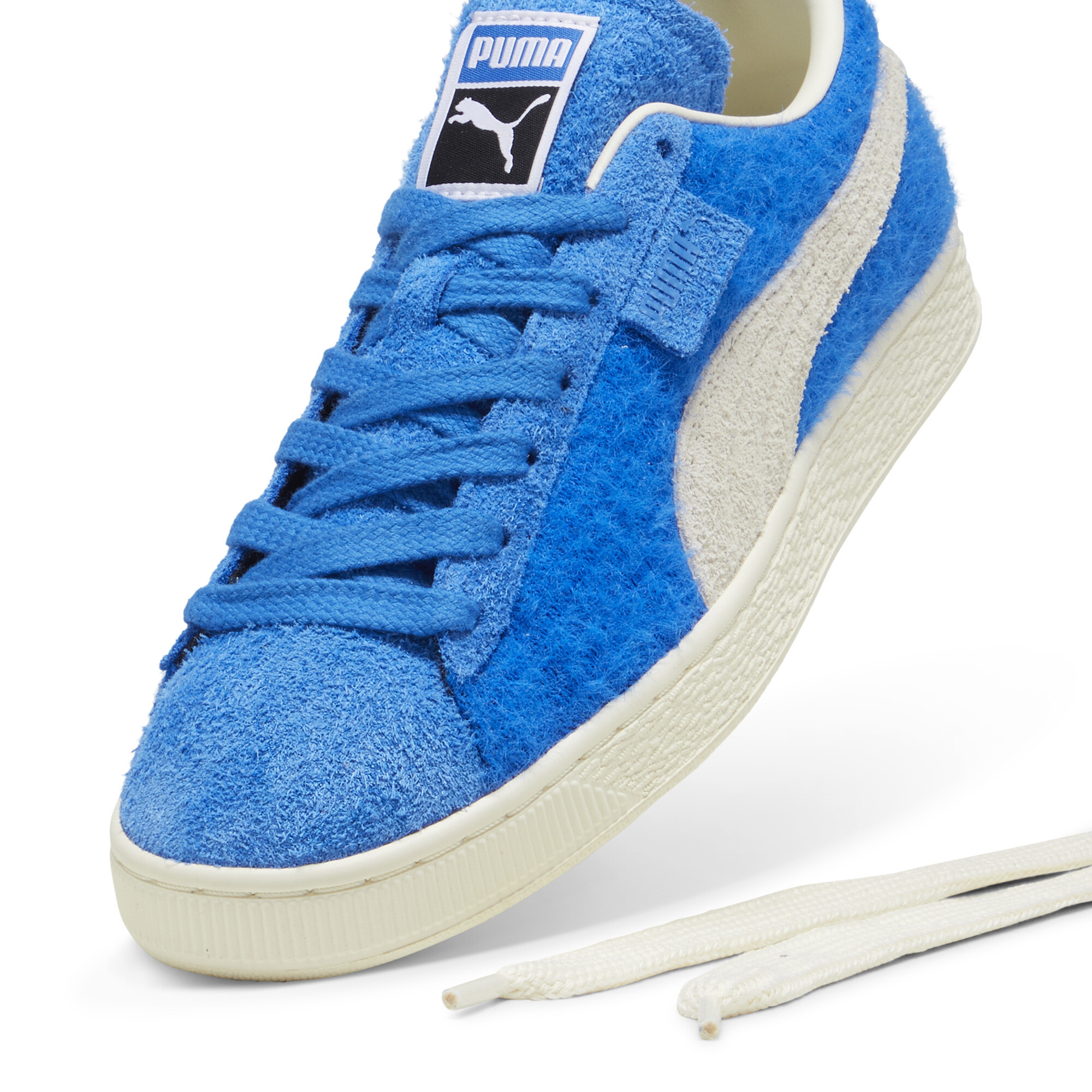 Puma Suede Mohair Sneakers Unisex, Blue, Size 47, Shoes