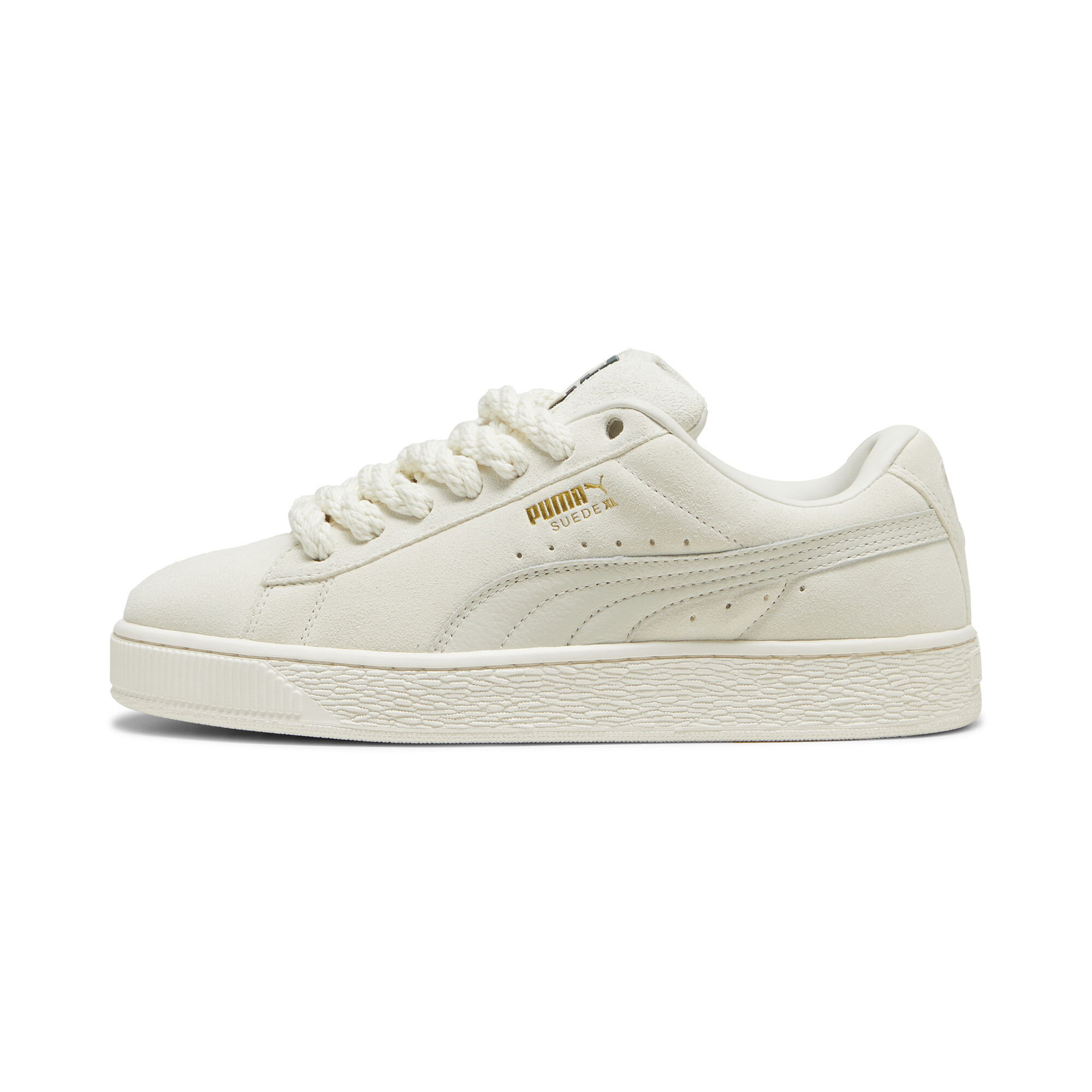 Puma Suede XL Rope Sneakers Unisex Schuhe | Mit Colorful | Frosted Ivory/Vapor Gray | Größe: 35.5