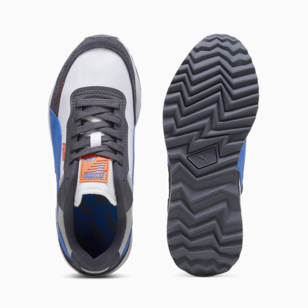 Road Rider BTS Sneakers Youth, Galactic Gray-Hyperlink Blue, large-ZAF
