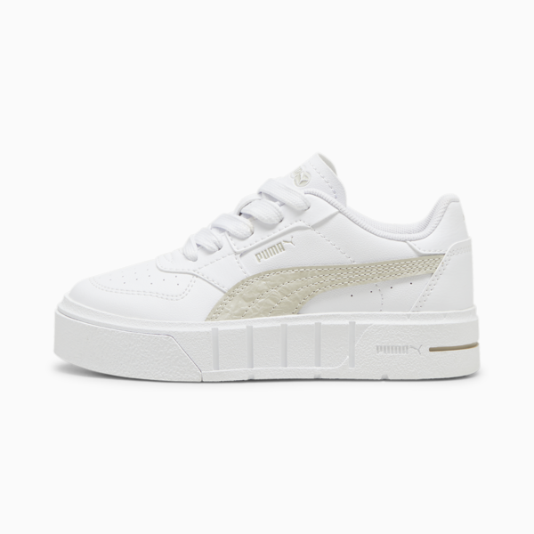 Cali Court MI Sneakers Kids, PUMA White-Desert Dust, large-ZAF