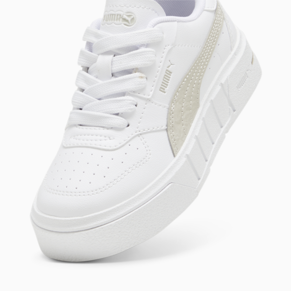Cali Court MI Sneakers Kids, PUMA White-Desert Dust, large-ZAF