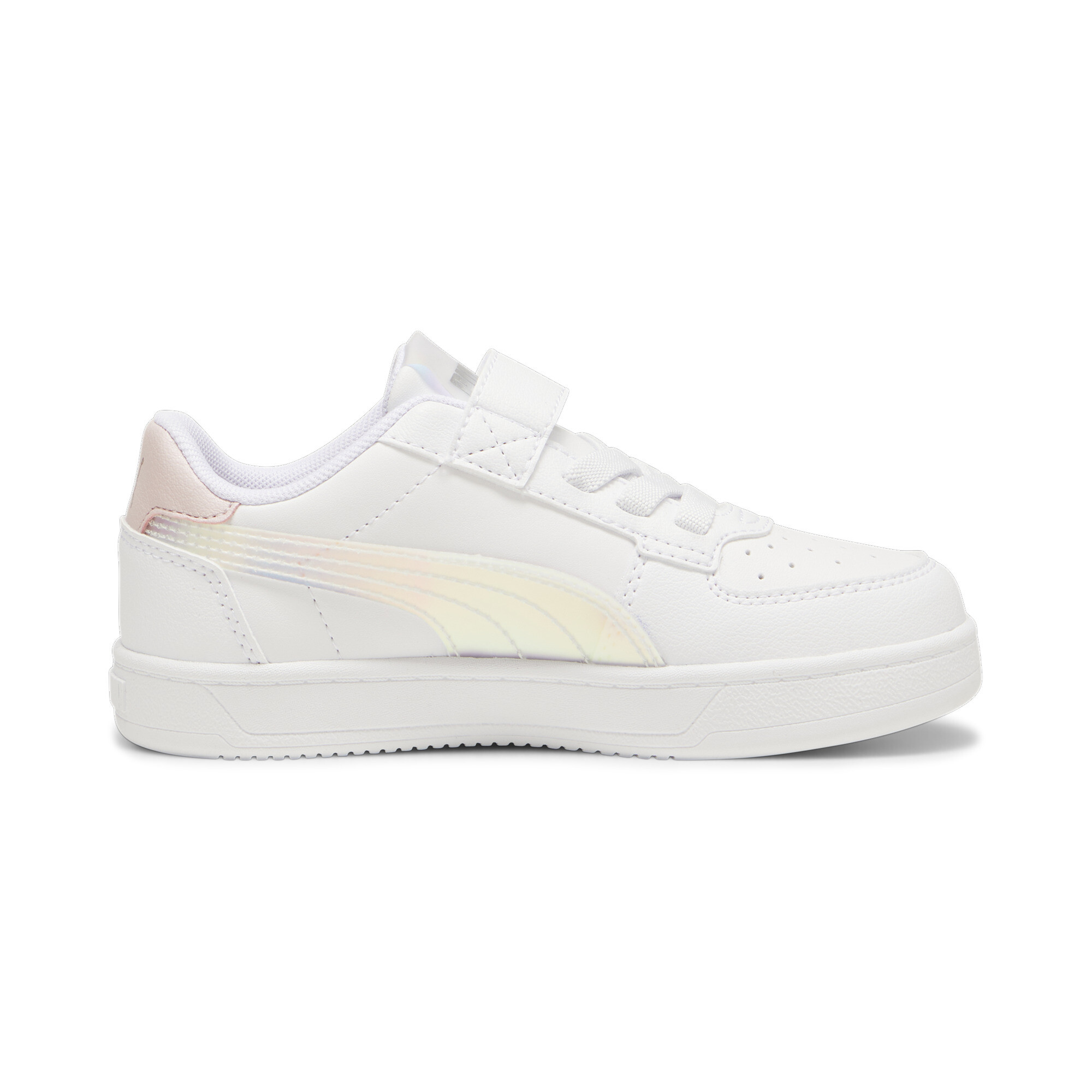PUMA Caven 2.0 Holo sneakers voor Dames, Wit/Zilver, Maat 30 thumbnail 3
