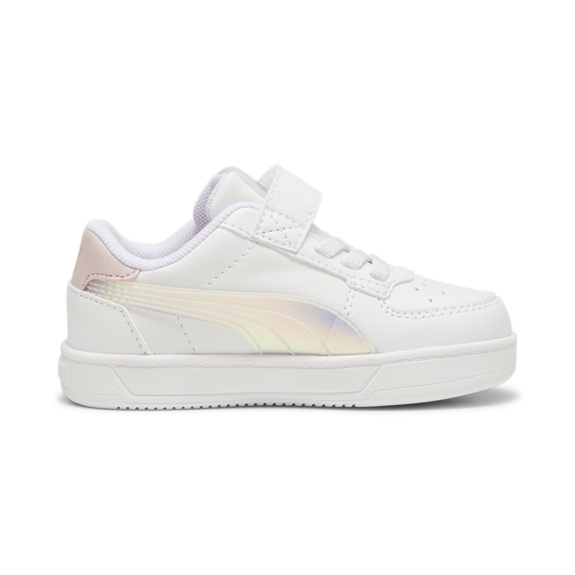 PUMA Caven 2.0 Holo sneakers voor Dames, Wit/Zilver, Maat 23 thumbnail 3