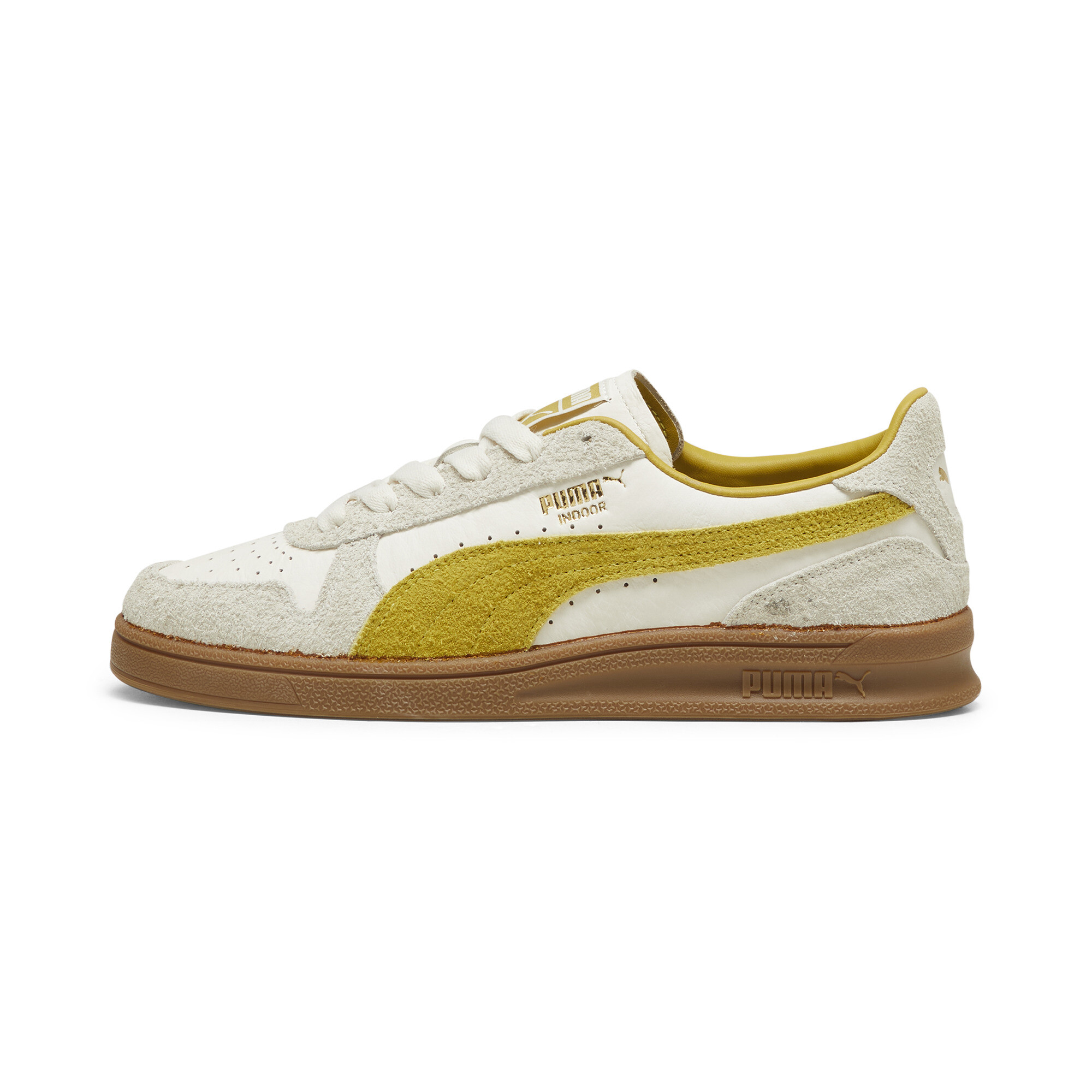 Puma Indoor "The NeverWorn IV" Sneakers Schuhe | Mit Plain | Frosted Ivory/Golden Fog/Alpine Snow | Größe: 39