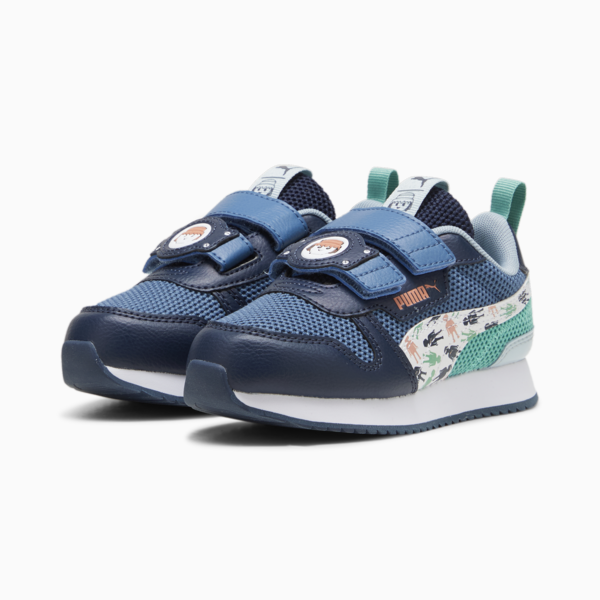 PUMA x PLAYMOBIL® R78 Sneakers Kids, Club Navy-Blue Horizon-Jade Frost, large-MEX