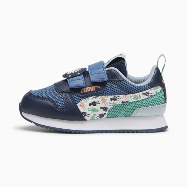 PUMA x PLAYMOBIL® R78 Sneakers Kids, Club Navy-Blue Horizon-Jade Frost, large-MEX