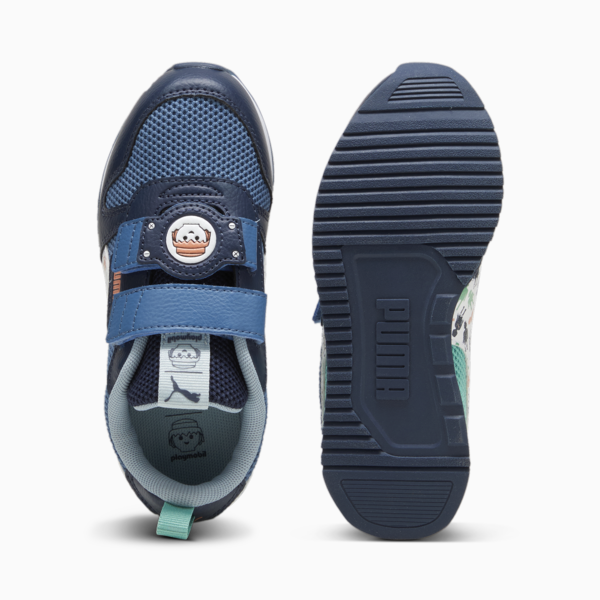 PUMA x PLAYMOBIL® R78 Sneakers Kids, Club Navy-Blue Horizon-Jade Frost, large-MEX