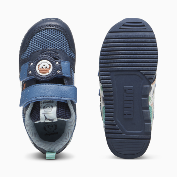 PUMA x PLAYMOBIL® R78 Sneakers Toddlers, Club Navy-Blue Horizon-Jade Frost, large-MEX