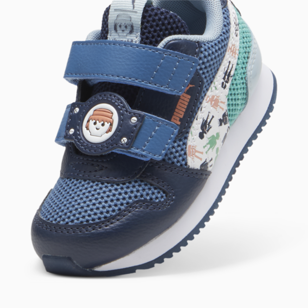 PUMA x PLAYMOBIL® R78 Sneakers Toddlers, Club Navy-Blue Horizon-Jade Frost, large-MEX