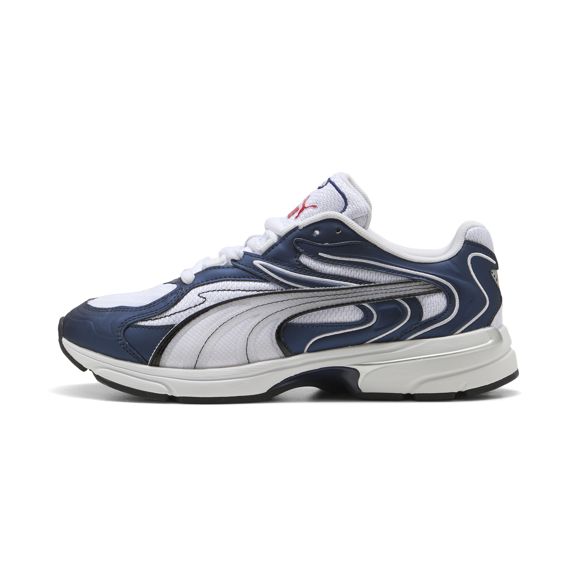 Puma Extos Millennium Sneakers Unisex Schuhe | Mit Plain | White/Deep Navy | Größe: 36