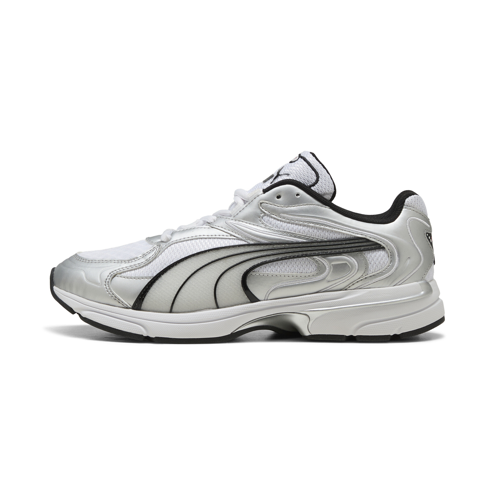 Puma Extos Millennium Sneakers Unisex Schuhe | Mit Plain | White/Silver | Größe: 45