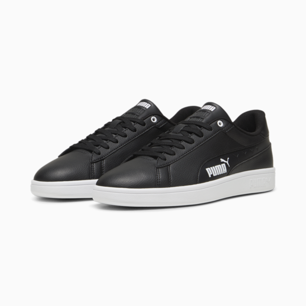 Smash 3.0 Seeing Double Sneakers Unisex, PUMA Black-PUMA White, large-ZAF