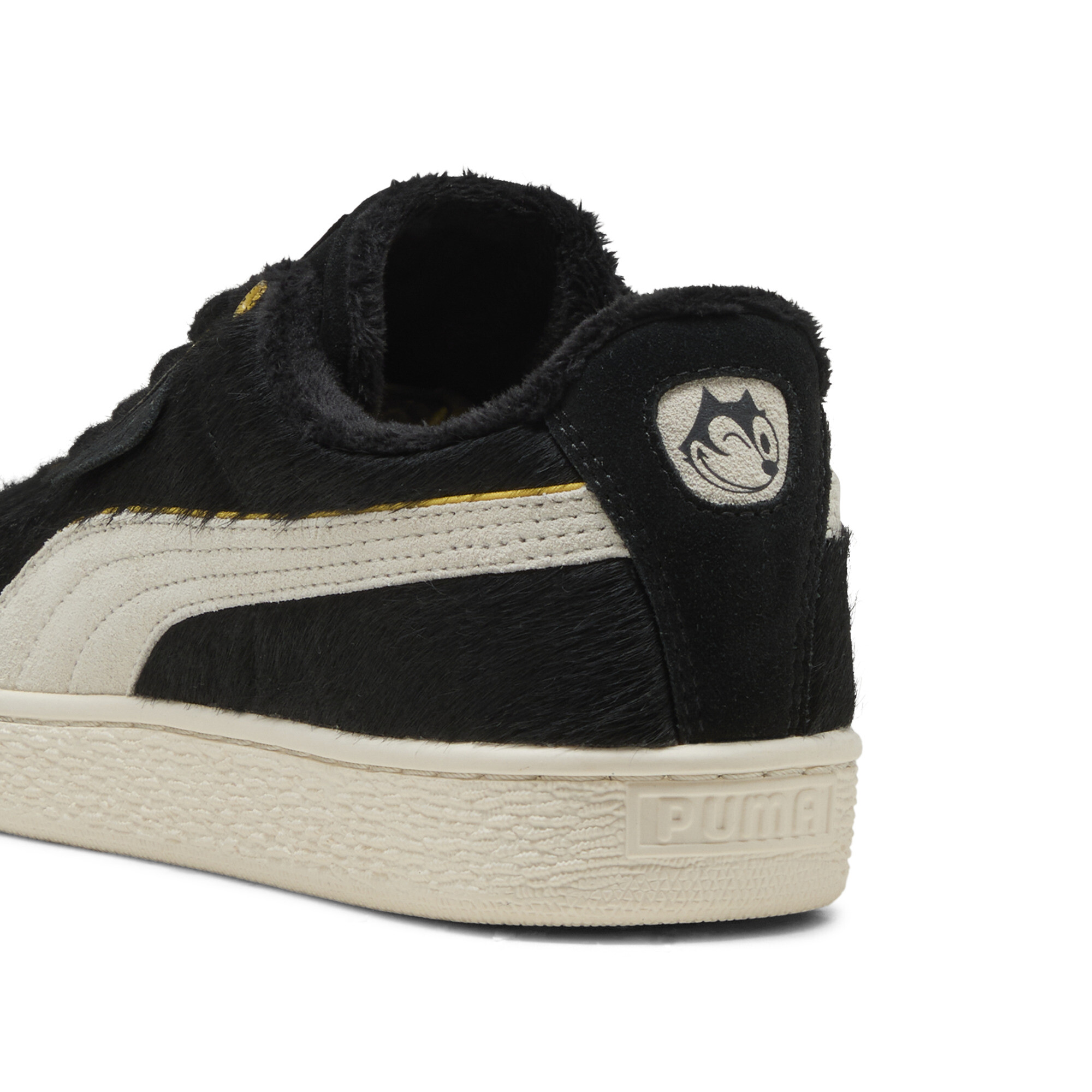 Kids' PUMA Suede FELIX THE CAT Sneakers Unisex In Black, Size EU 44.5