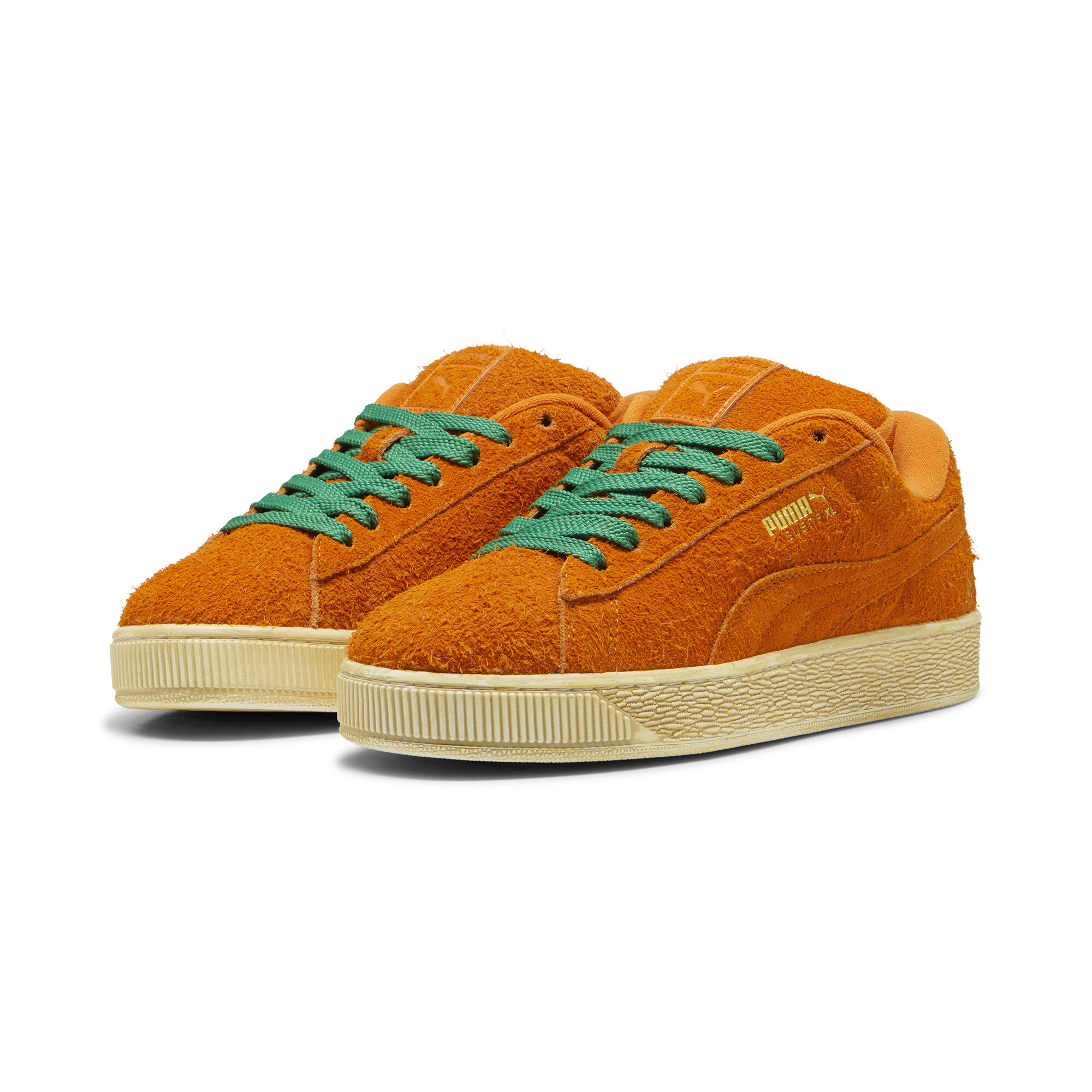 Puma Suede XL CARROTS Sneakers, Orange, Size 44.5, Shoes